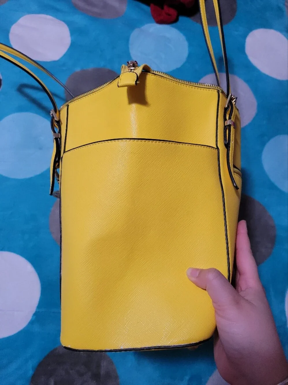 Michael Kors Yellow Saffiano Leather Tote Bag